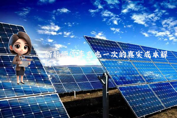 新能源汽车充电一次的真实成本解析