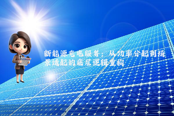 新能源充电服务：从功率分配到场景适配的底层逻辑重构