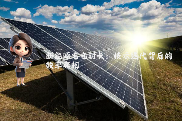 新能源充电时长：技术迭代背后的效率真相