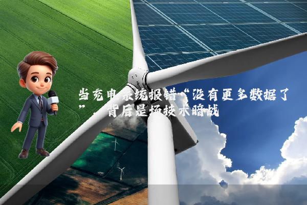 当充电系统报错“没有更多数据了”，背后是场技术暗战