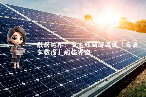 数据边界：当充电网络遭遇「无更多数据」的临界态