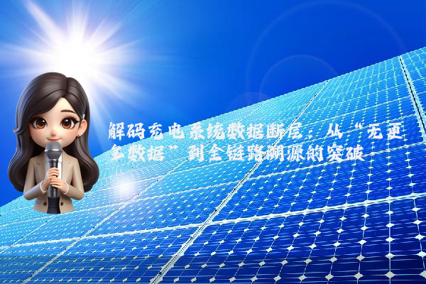 解码充电系统数据断层：从“无更多数据”到全链路溯源的突破