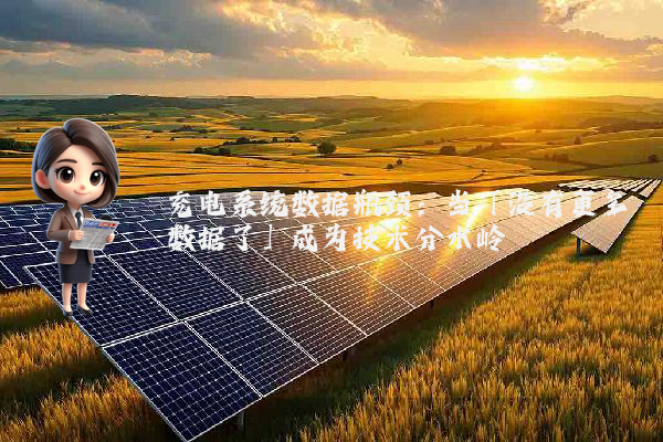 充电系统数据瓶颈：当「没有更多数据了」成为技术分水岭