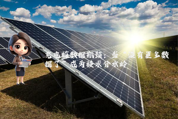 充电桩数据瓶颈：当“没有更多数据了”成为技术分水岭