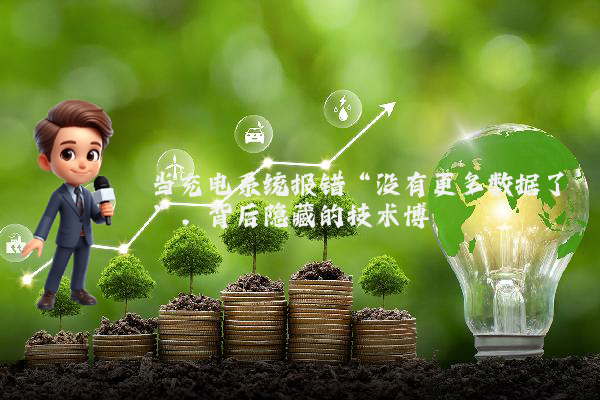当充电系统报错“没有更多数据了”,背后隐藏的技术博弈
