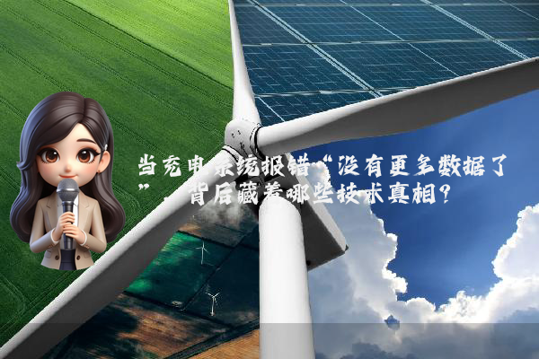 当充电系统报错“没有更多数据了”，背后藏着哪些技术真相？