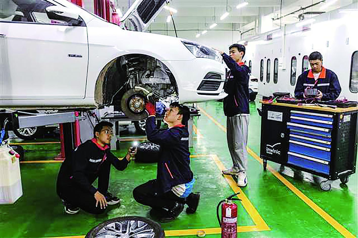 新能源车渗透率58.8% 重庆汽修业“换血”倒计时
