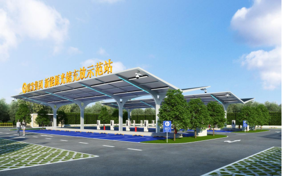 太阳能给汽车充电！湛江首个光储充示范站霞山投运