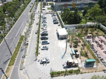西安地铁山门口站新能源超级充电站正式投用