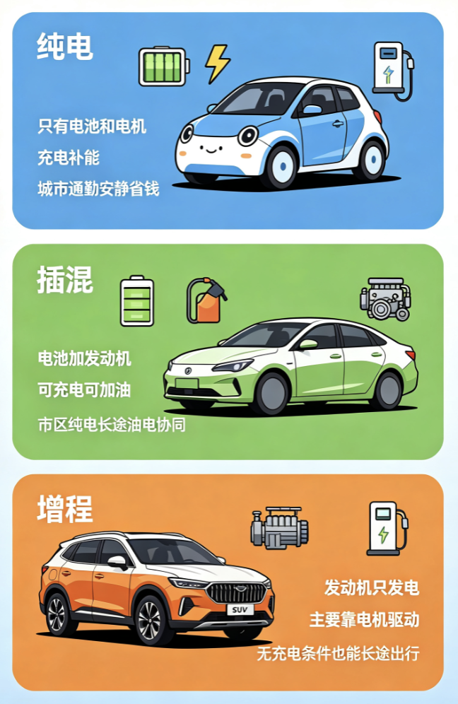 插混份额71%超增程，谁能主导新能源路线之争，买谁更适合？